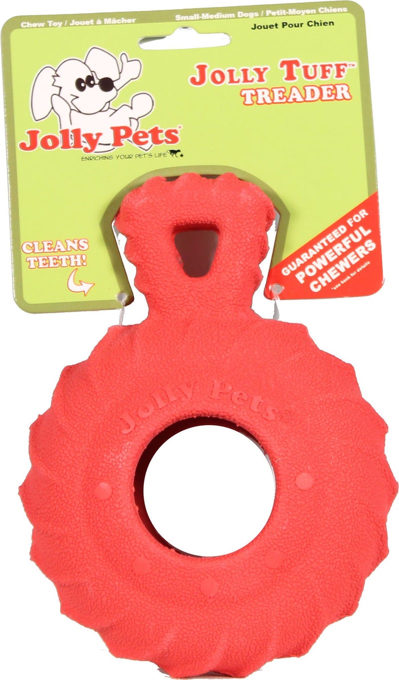 Jolly Pets 4.5"" Jolly Tuff Treader, Red, JTR22 - Image 3